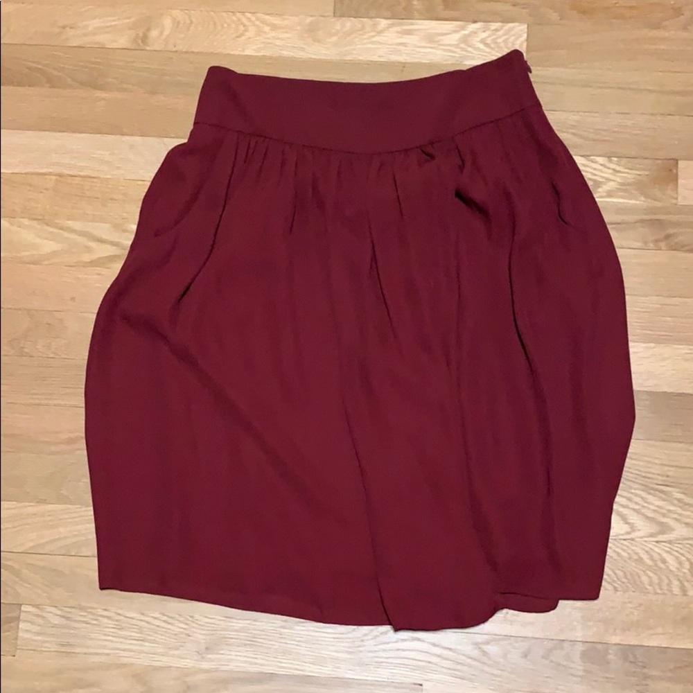 Red Ann Taylor skirt